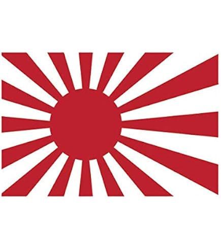 Amazon.com: fagraphix Japan Rising Sun Flag Sticker Vinyl Japanese